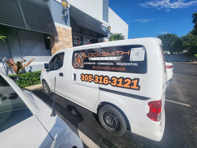 Locksmith Near Me branded mobile service van